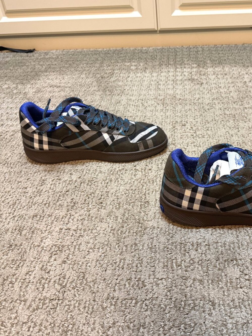 Burberry - Check Terrace Sneakers - Men's Size 44.5 - Picture 15 of 15